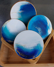 Load image into Gallery viewer, Round Coasters - Blue