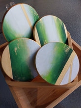 Load image into Gallery viewer, Round Coasters - Green